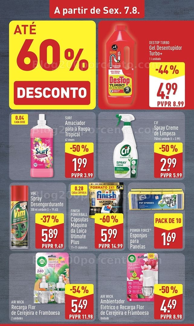Antevisão Folheto ALDI Promoções de 3 a 9 agosto